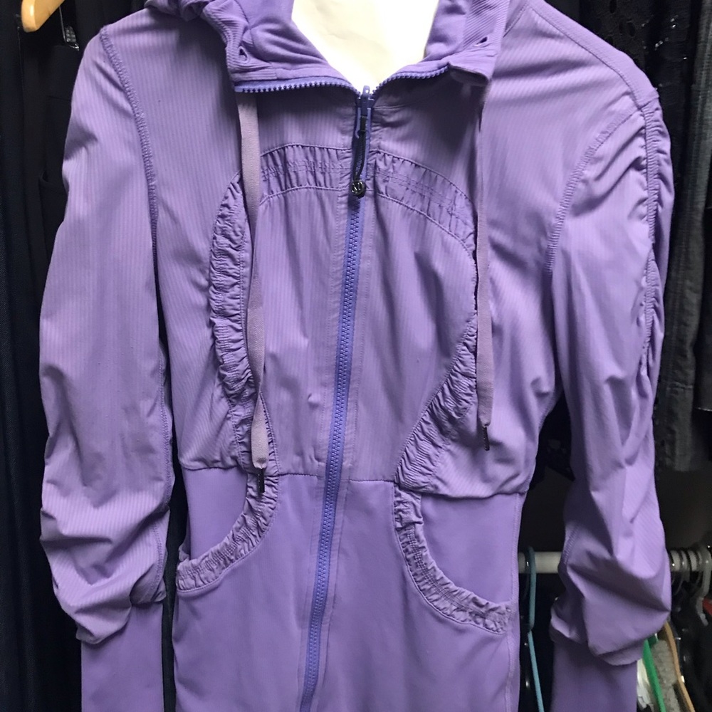 Lululemon Purple Zip Up Workout Jacket